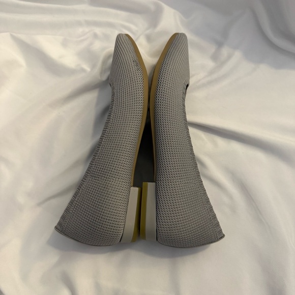 NWOT Vionic Dahlia Grey Knit Pointed Toe Ballet Flats- Smudged - Picture 6 of 8